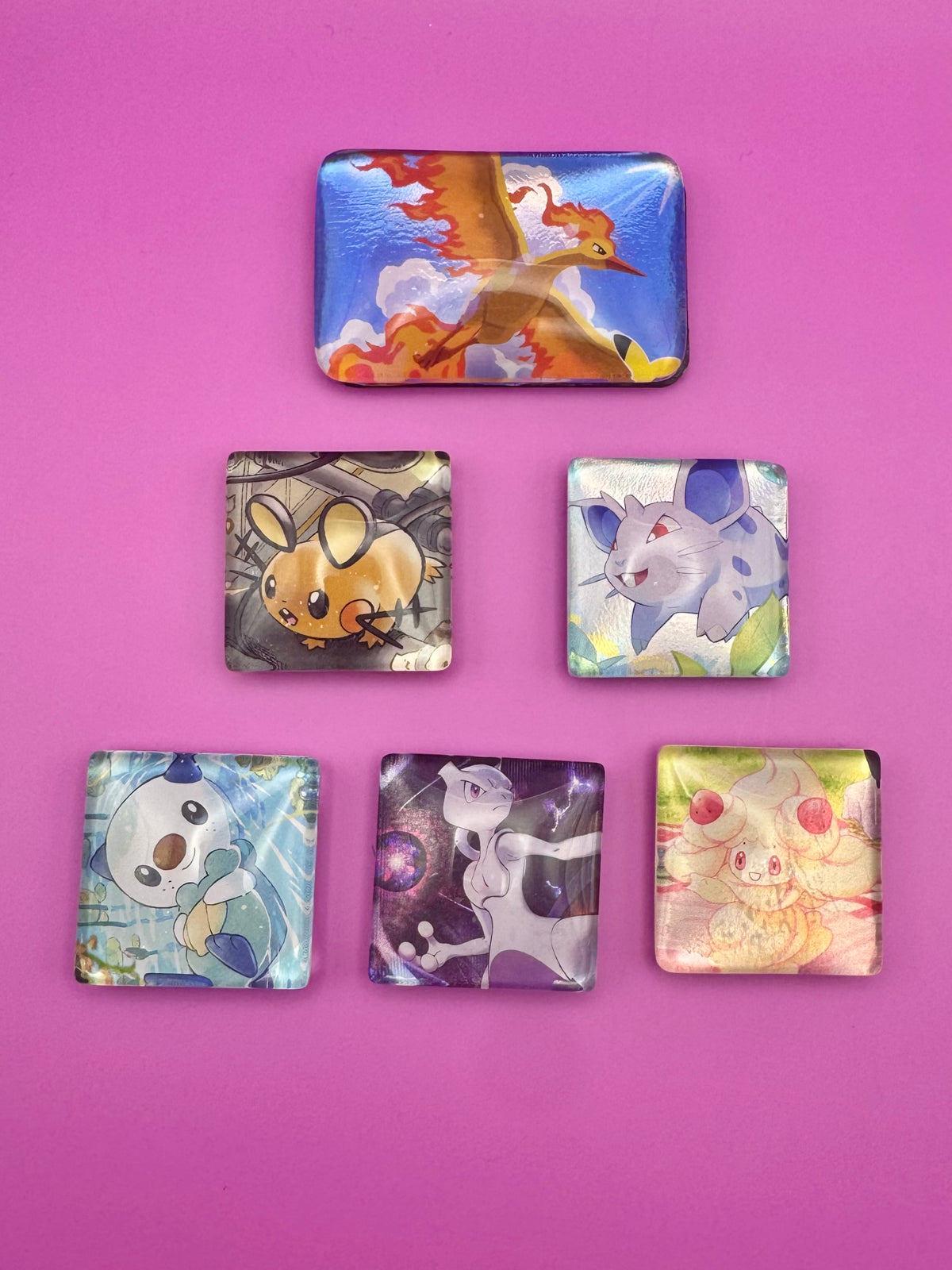 Pokémon Fridge Magnet | Glass Shape Collectible