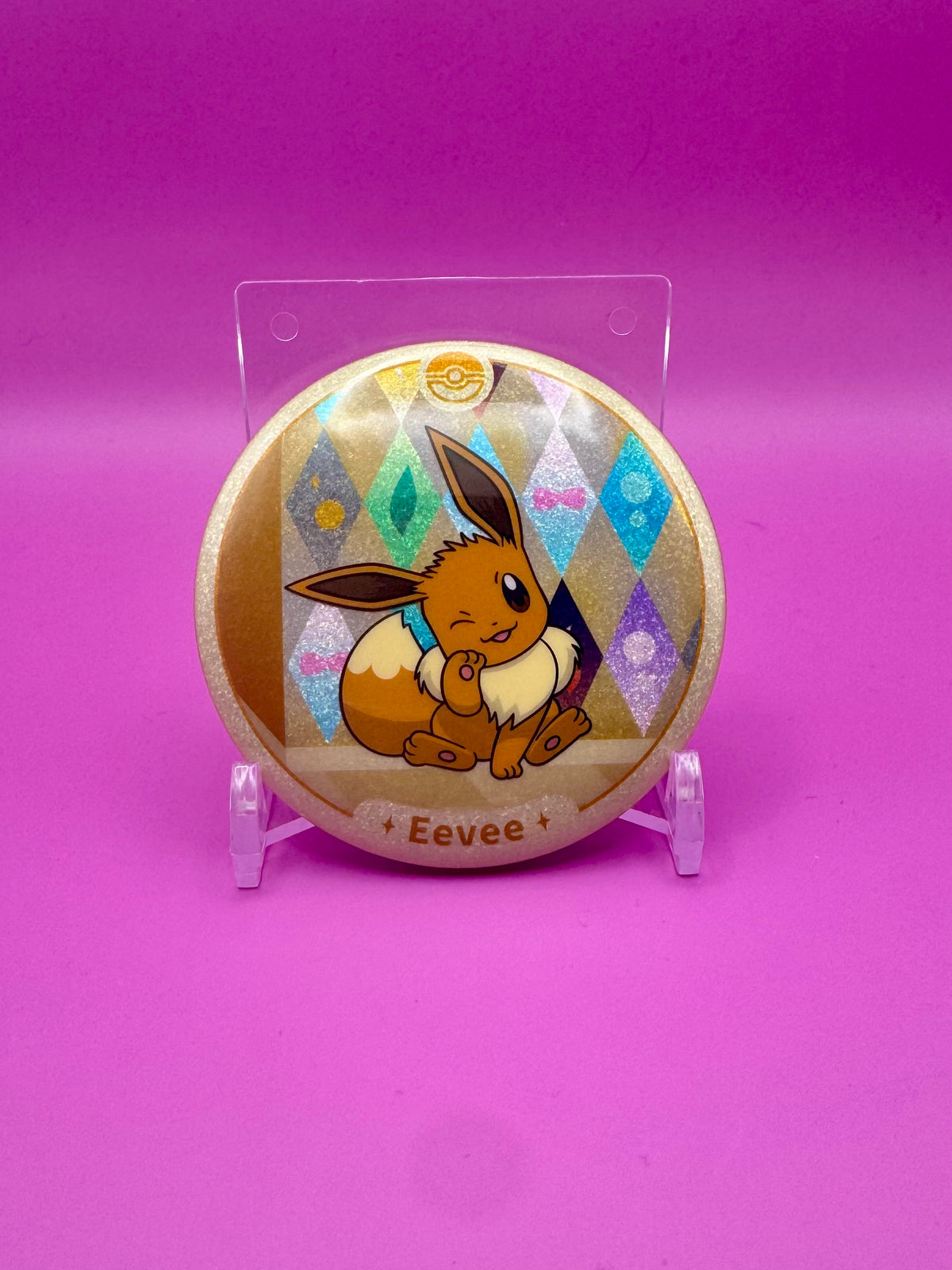 Eeveelution & Eevee badge from Terastal Grand Gathering