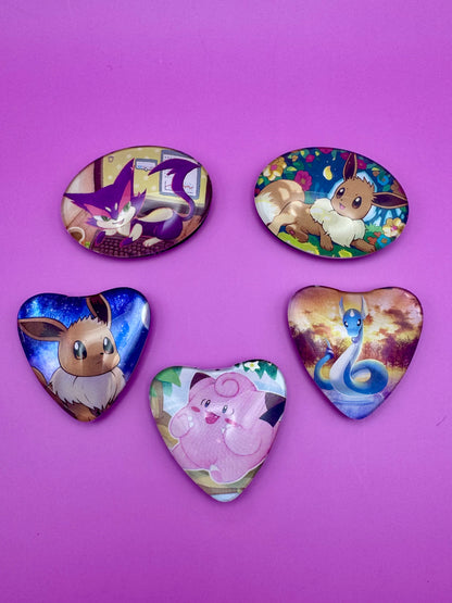 Pokémon Fridge Magnet | Glass Shape Collectible